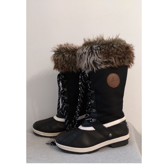 London Fog Shoes - London Fog Women's Boots Black Size 9 M Melton 3 Winter Duck Waterproof